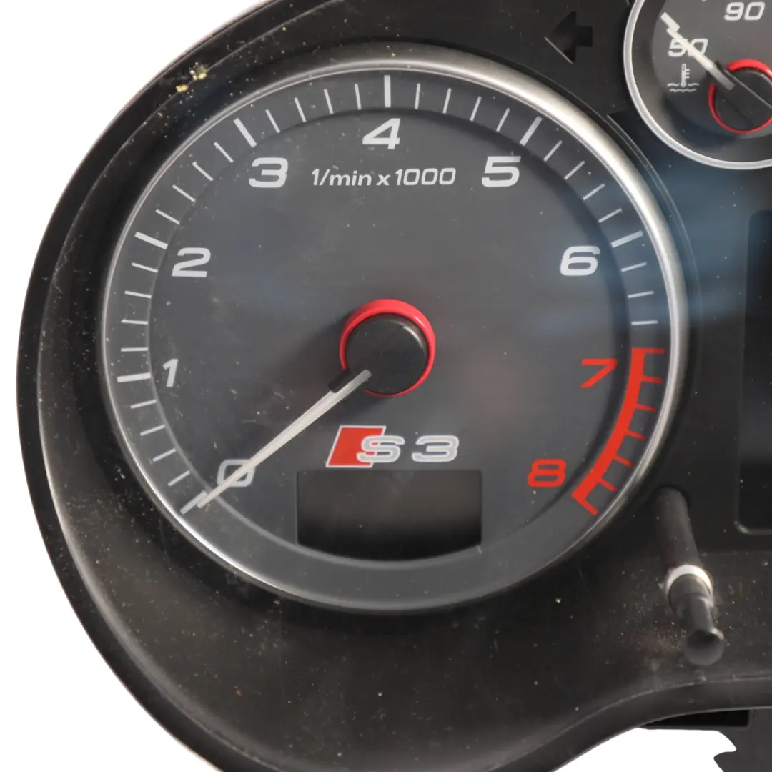 Audi S3 8P Instrument Cluster Speedometer Speedo Clocks Manual Petrol - SKU RHD-8P0920982K - Part number 8P0920982K