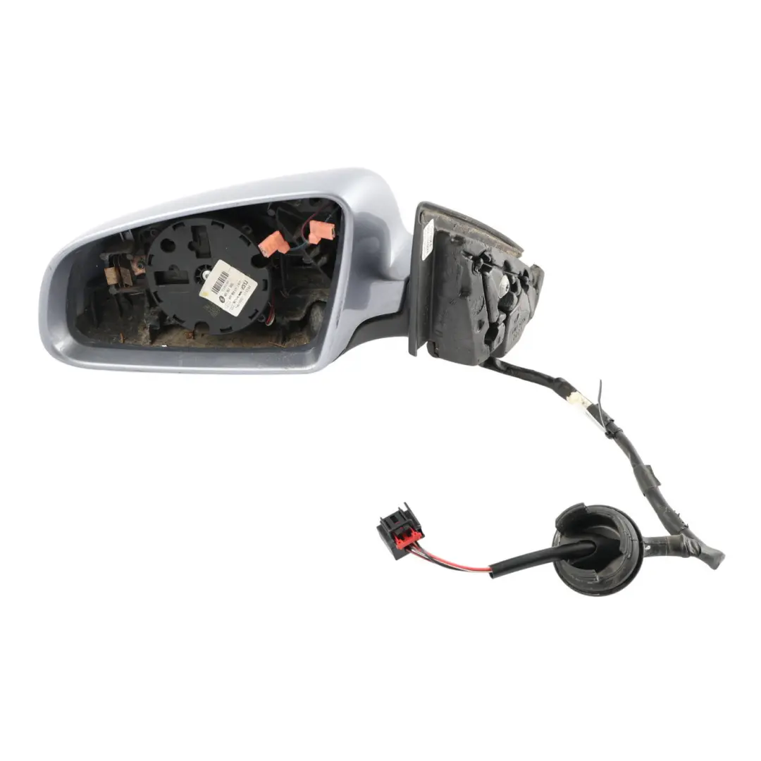 Audi A3 8P Door Wing Mirror Side View Left N/S Akoya Silver Metallic - Y7H - SKU RHD-8P2858531K-ASI1 - Part number 8P2858531K