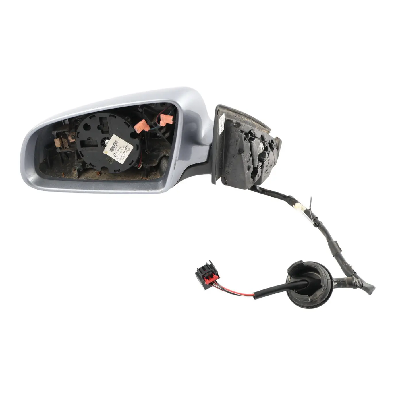 Audi A3 8P Door Wing Mirror Side View Left N/S Akoya Silver Metallic - Y7H