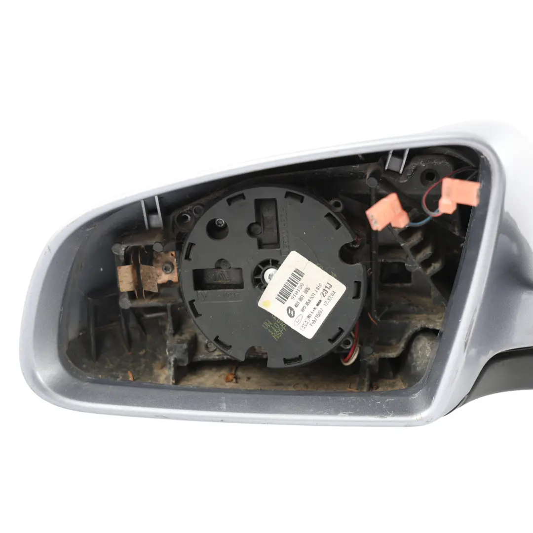 Door Wing Mirror Side View Left N/S Akoya Silver Metallic - Y7H to Audi A3 8P with Part number 8P2858531K Audi A3 8P Door Wing Mirror Side View Left N/S Akoya Silver Metallic - Y7H - SKU RHD-8P2858531K-ASI1 - Part number 8P2858531K