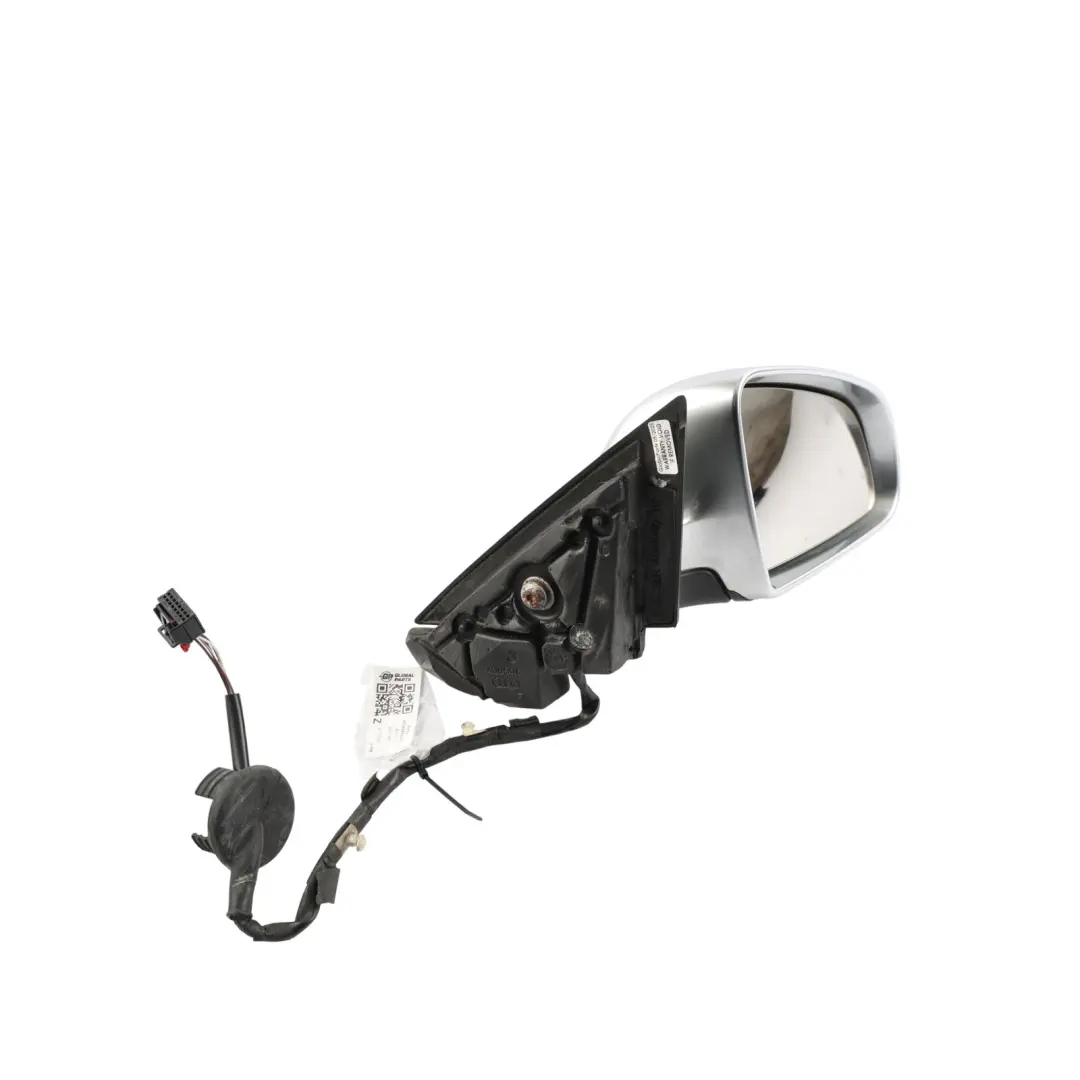 Audi A3 8P Door Wing Mirror Side View Electric Right O/S 8P2858532GB Aluminium - SKU RHD-8P2858532G-ALU - Part number 8P2858532G-ALU