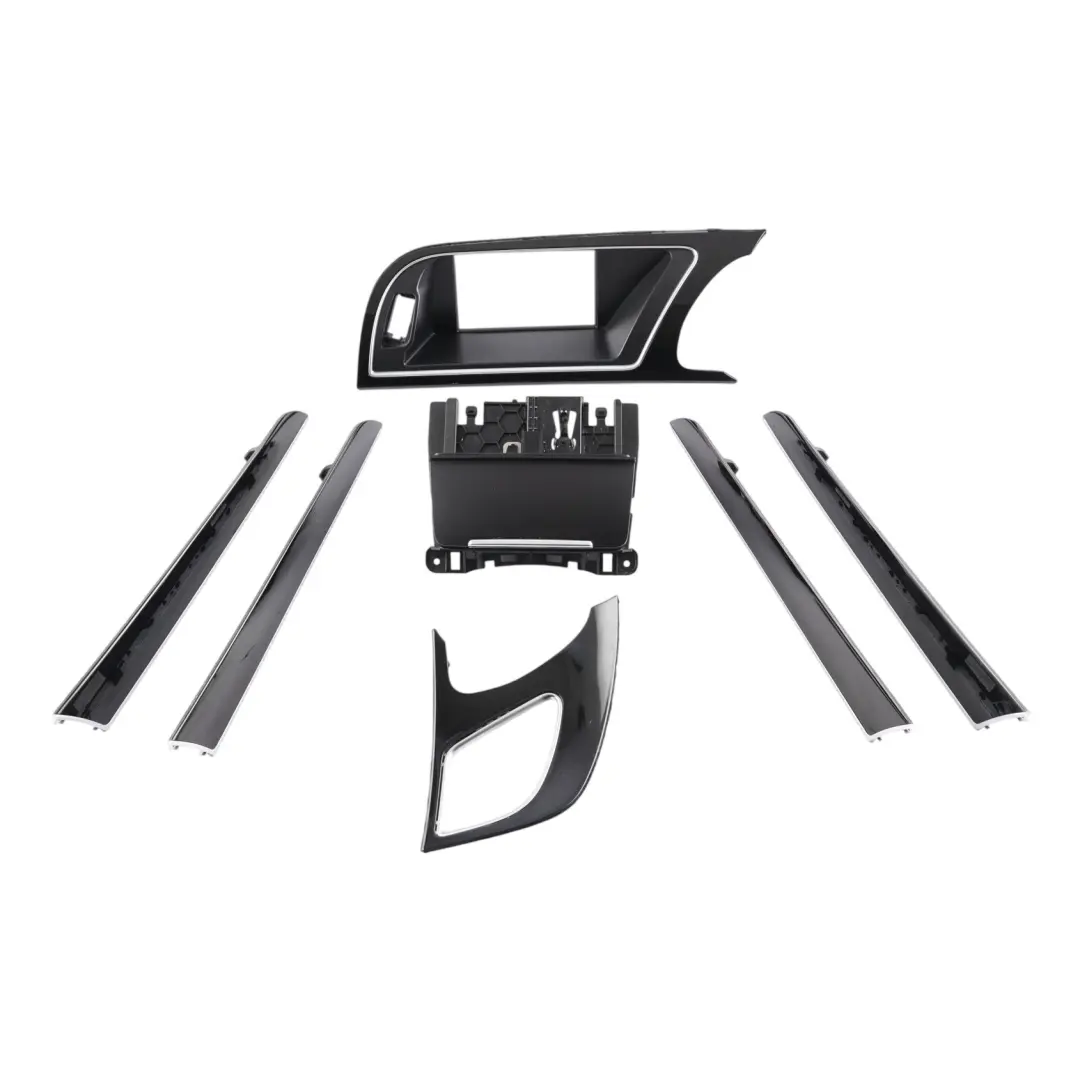 Dashboard Decor Interior Door Trim Strip SET Black 8T2857185P to Audi A5 8T with Part number 8T2857185AE Audi A5 8T Dashboard Decor Interior Door Trim Strip SET Black 8T2857185P - SKU RHD-8T2857185AE - Part number 8T2857185AE