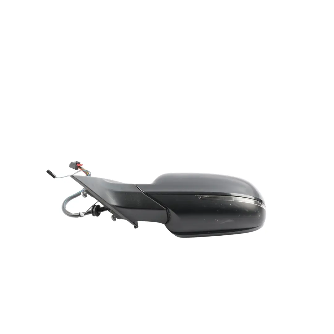 Audi A5 8T Wing Mirror Cover Housing Left N/S Phantom Black - LZ9Y - SKU RHD-8T2857409AH-PHB - Part number 8T2857409AH