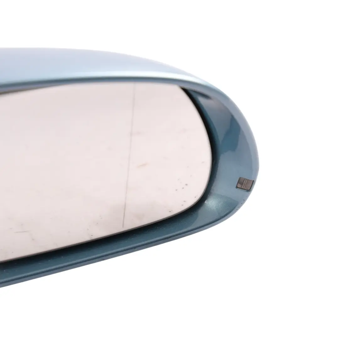 Audi A5 S5 8T Door Wing Mirror Electric Heated Front Right O/S Topaz Blue - X5U - SKU RHD-8T2857410D-TOP - Part number 8T2857410D
