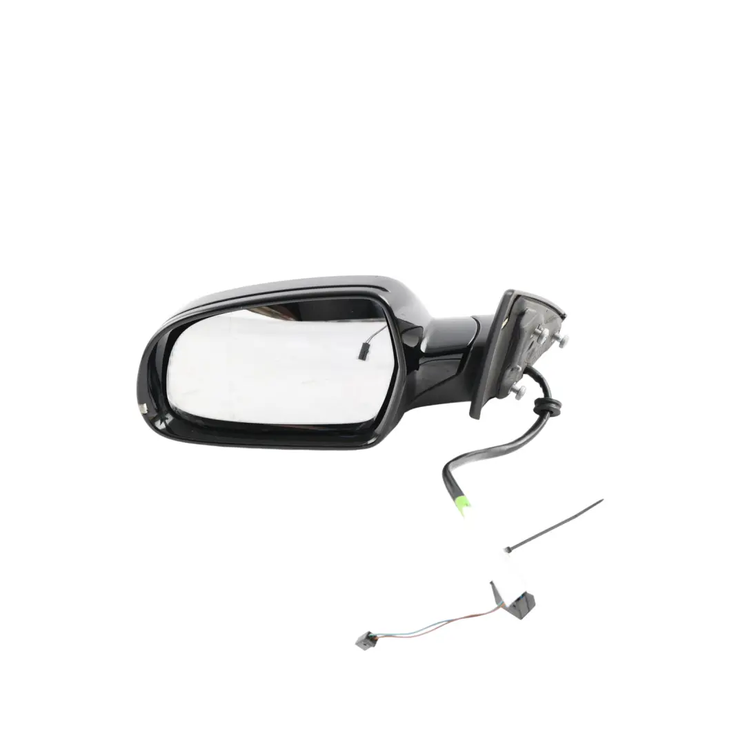 Audi A5 8T Side Wing Mirror Heated Left N/S Sepang Blue Pearl - Y5Q - SKU RHD-8T8857409L-SEB - Part number 8T8857409L