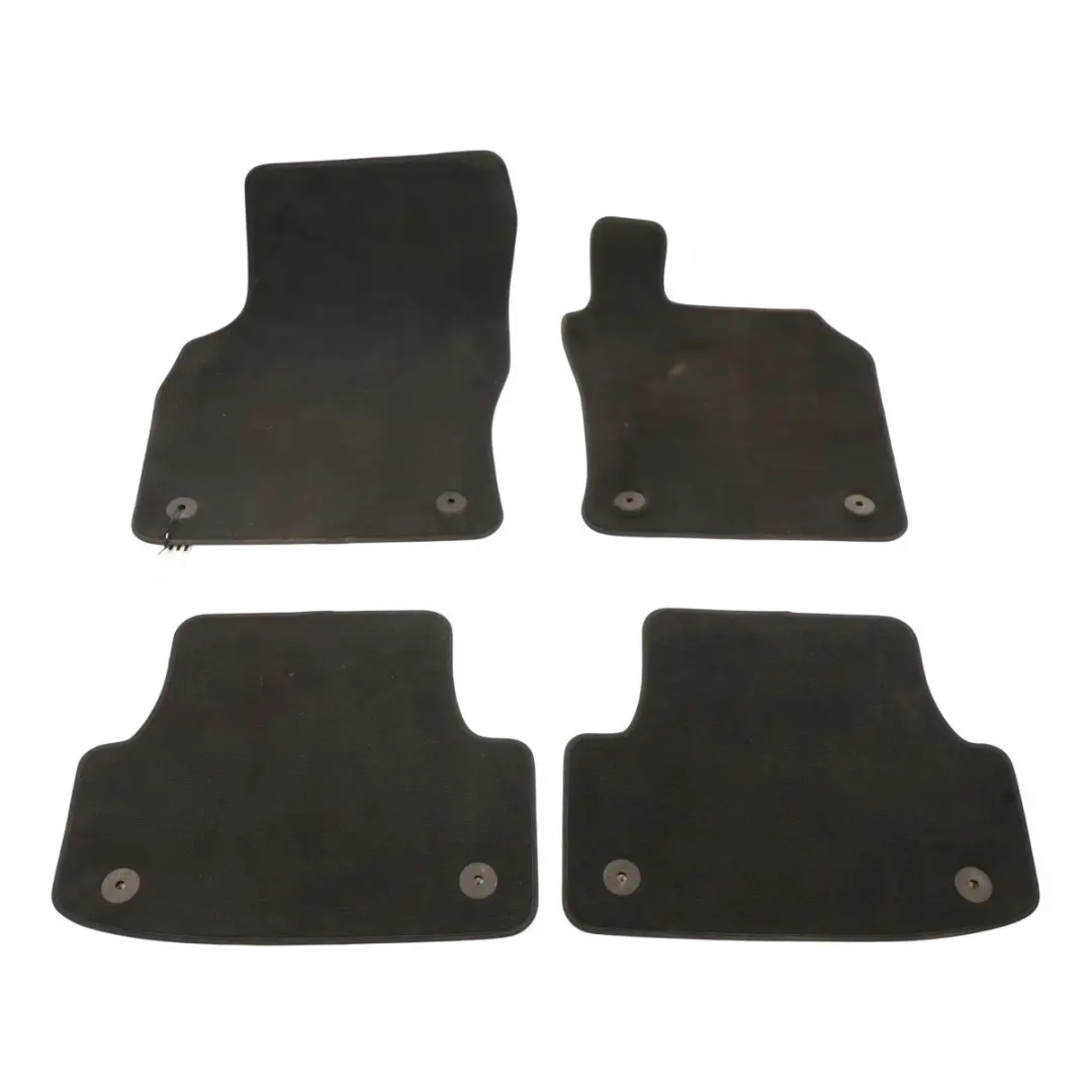 Audi A3 8V Sports Textile Footmats Floor Mat Set Front Rear Black RHD - SKU RHD-8V2061270F - Part number 8V2061270F