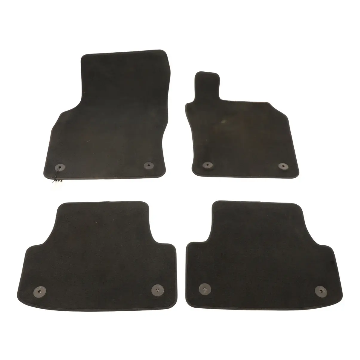 Audi A3 8V Sports Textile Footmats Floor Mat Set Front Rear Black RHD 8V2061270F