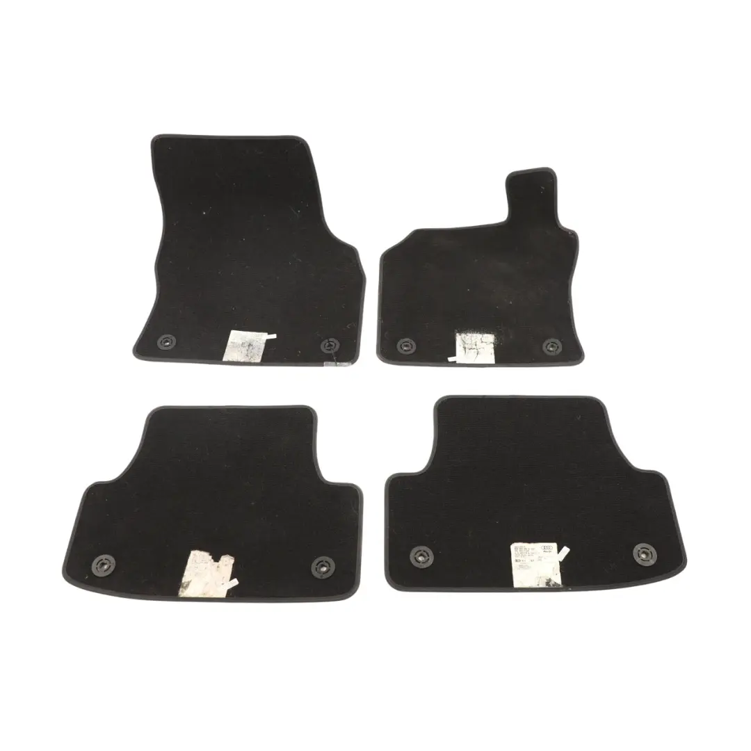 Audi A3 8V Sports Textile Footmats Floor Mat Set Front Rear Black RHD - SKU RHD-8V2061270F - Part number 8V2061270F