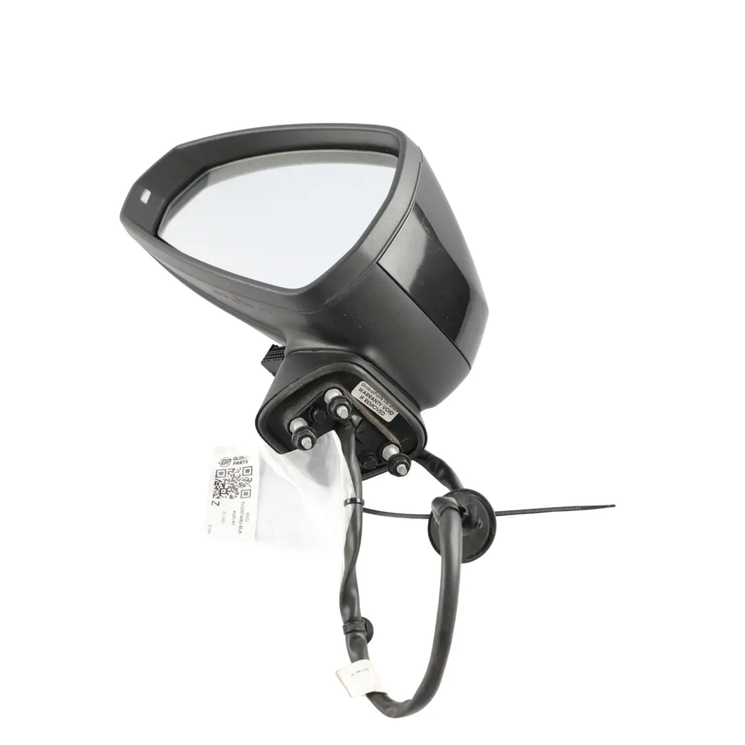 Audi A3 8V Wing Mirror Electric Heated Auto Dimming Black Left N/S - SKU RHD-8V2857409J-BLK - Part number 8V2857409J