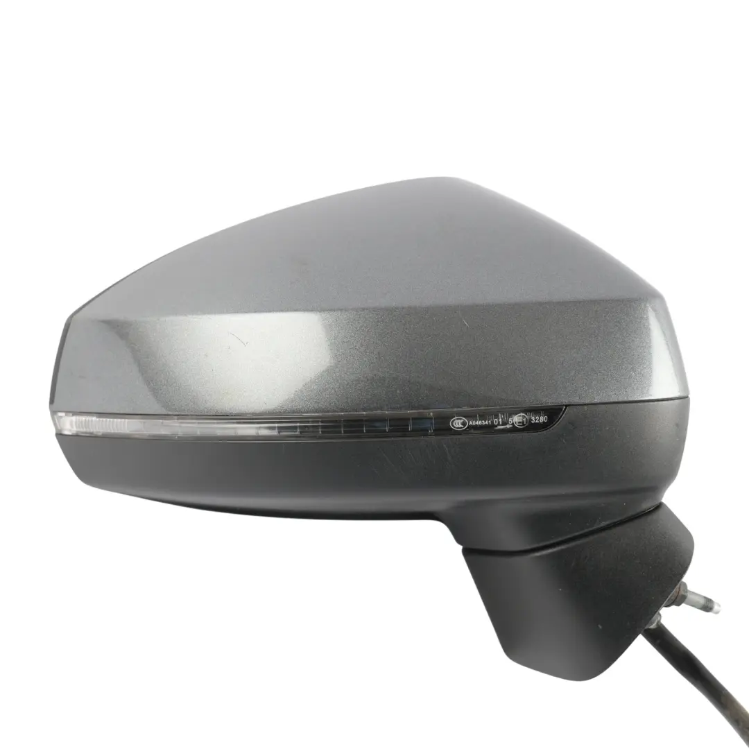 Door Wing Mirror Electric Right O/S Outside Daytona Grey Pearl - Z7S to Audi A3 8V with Part number 8V2857410F Audi A3 8V Door Wing Mirror Electric Right O/S Outside Daytona Grey Pearl - Z7S - SKU RHD-8V2857410F-DGR1 - Part number 8V2857410F