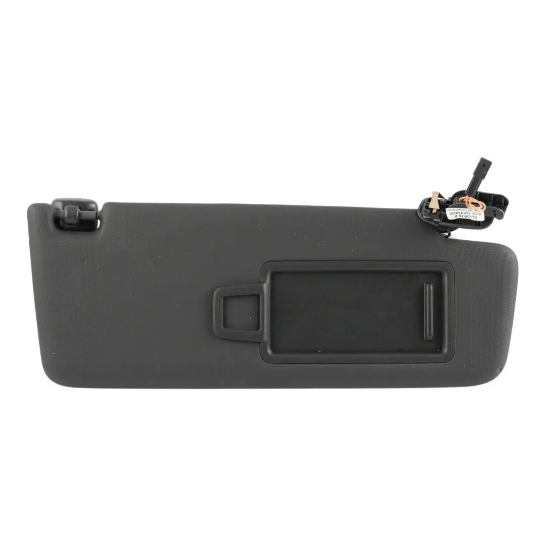 Audi A3 S3 RS3 8V Sun Visor Front Driver Side Right O/S Black - SKU RHD-8V5857552C - Part number 8V5857552C