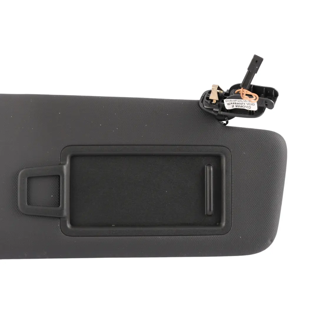 Audi A3 S3 RS3 8V Sun Visor Front Driver Side Right O/S Black - SKU RHD-8V5857552C - Part number 8V5857552C
