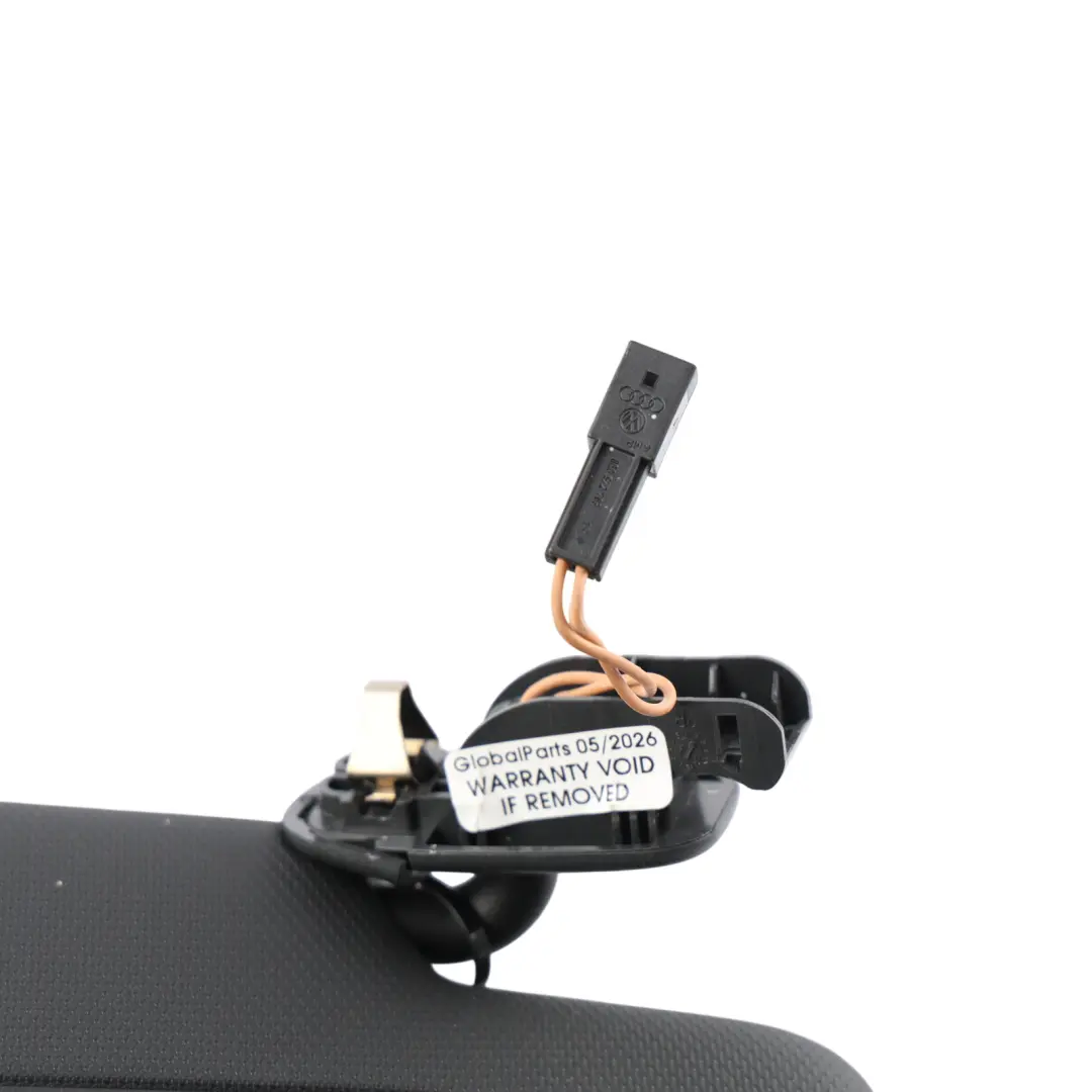 Audi A3 S3 RS3 8V Sun Visor Front Driver Side Right O/S Black - SKU RHD-8V5857552C - Part number 8V5857552C
