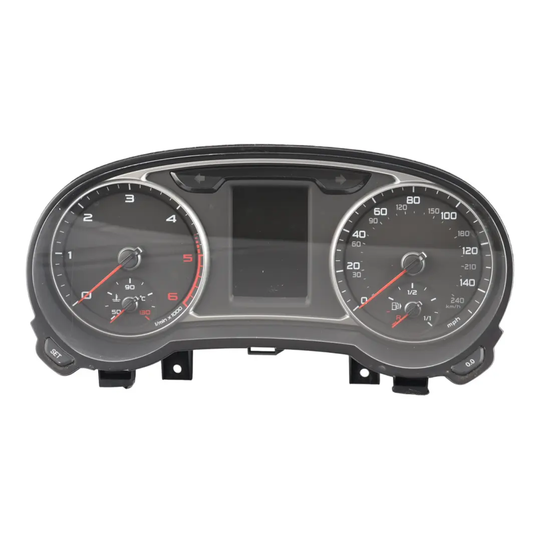 Audi A1 8X Instrument Cluster Speedometer Clocks Diesel Manual - SKU RHD-8X0920980D - Part number 8X0920980D