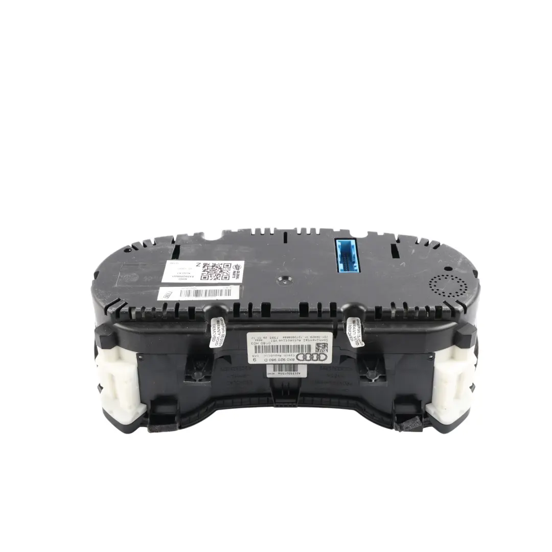 Audi A1 8X Instrument Cluster Speedometer Clocks Diesel Manual - SKU RHD-8X0920980D - Part number 8X0920980D