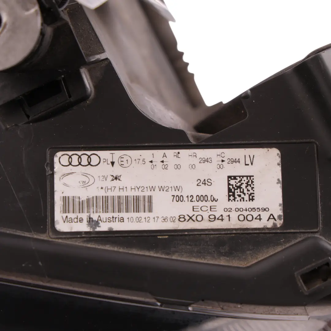 Headlight Headlamp Lamp Light Front Right O/S to Audi A1 8X with Part number 8X0941004A Audi A1 8X Headlight Headlamp Lamp Light Front Right O/S - SKU RHD-8X0941004A-1 - Part number 8X0941004A