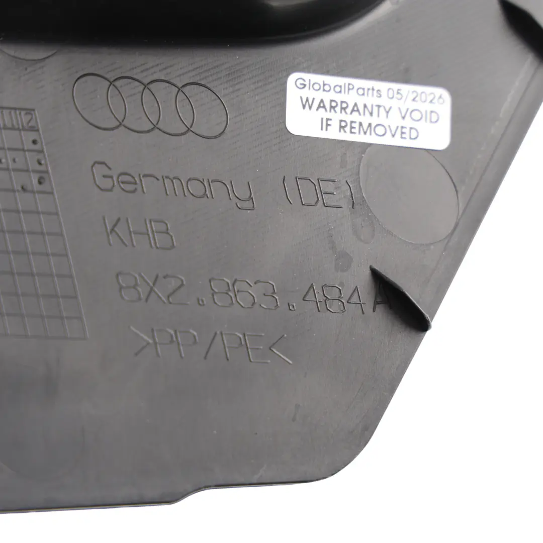Audi A1 8X Lower A-Pillar Footwell Sill Trim Front Right O/S Black - SKU RHD-8X2863484A - Part number 8X2863484A