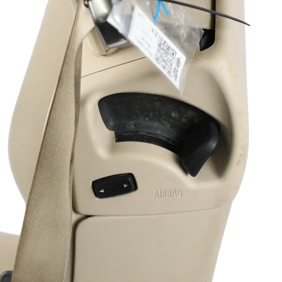  Front Seat BMW E93 Cabrio Cream Beige Leather Dakota Left N/S Memory - SKU RHD-9117699-1 - Part number 9117699