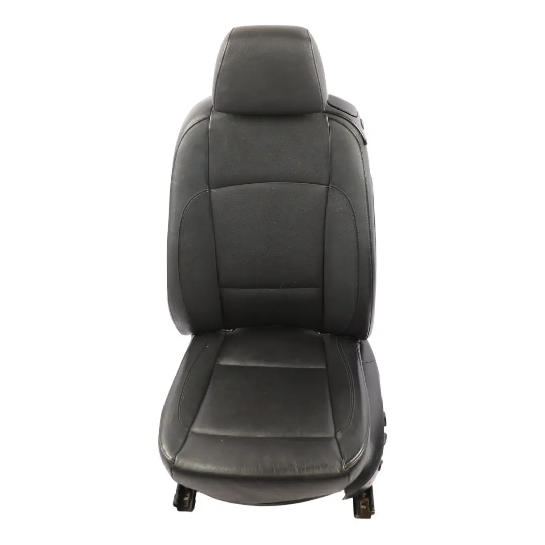 Seat Backrest BMW E81 E82 Front Left Basic Heated Seat N/S Black Leather Boston - SKU RHD-9124521-2 - Part number 9124521