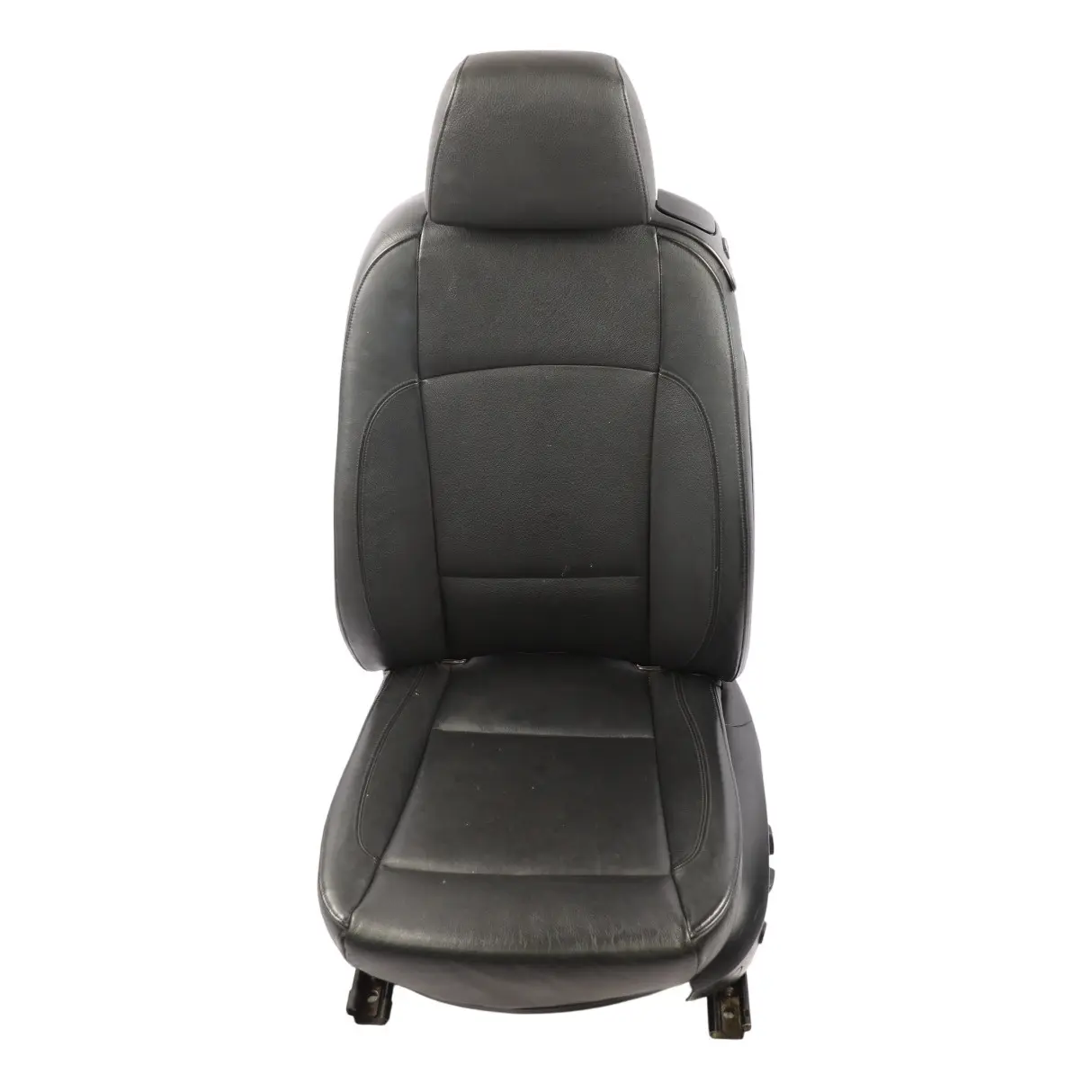 Seat Backrest BMW E81 E82 Front Left Basic Heated Seat N/S Black Leather Boston