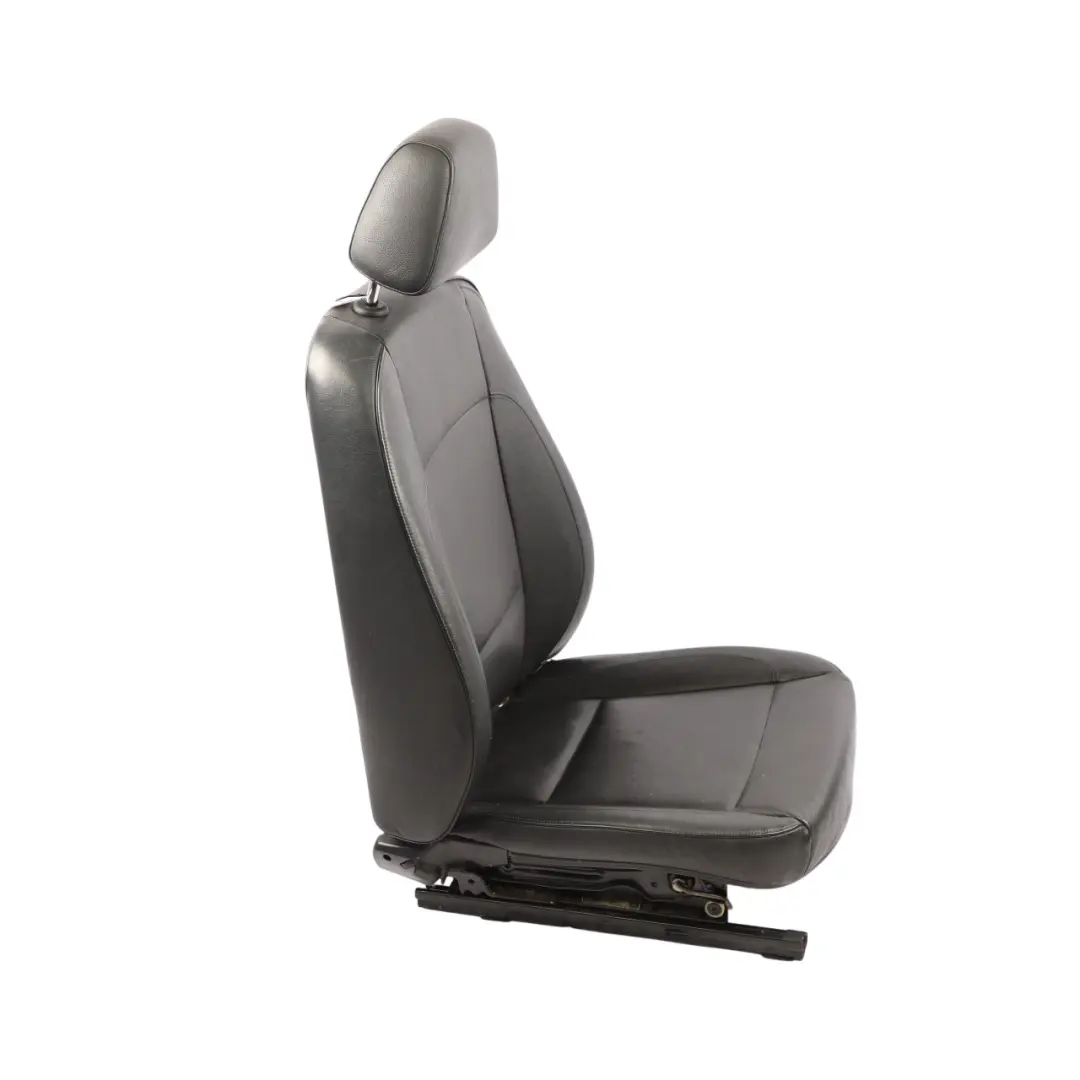 Seat Backrest BMW E81 E82 Front Left Basic Heated Seat N/S Black Leather Boston - SKU RHD-9124521-2 - Part number 9124521