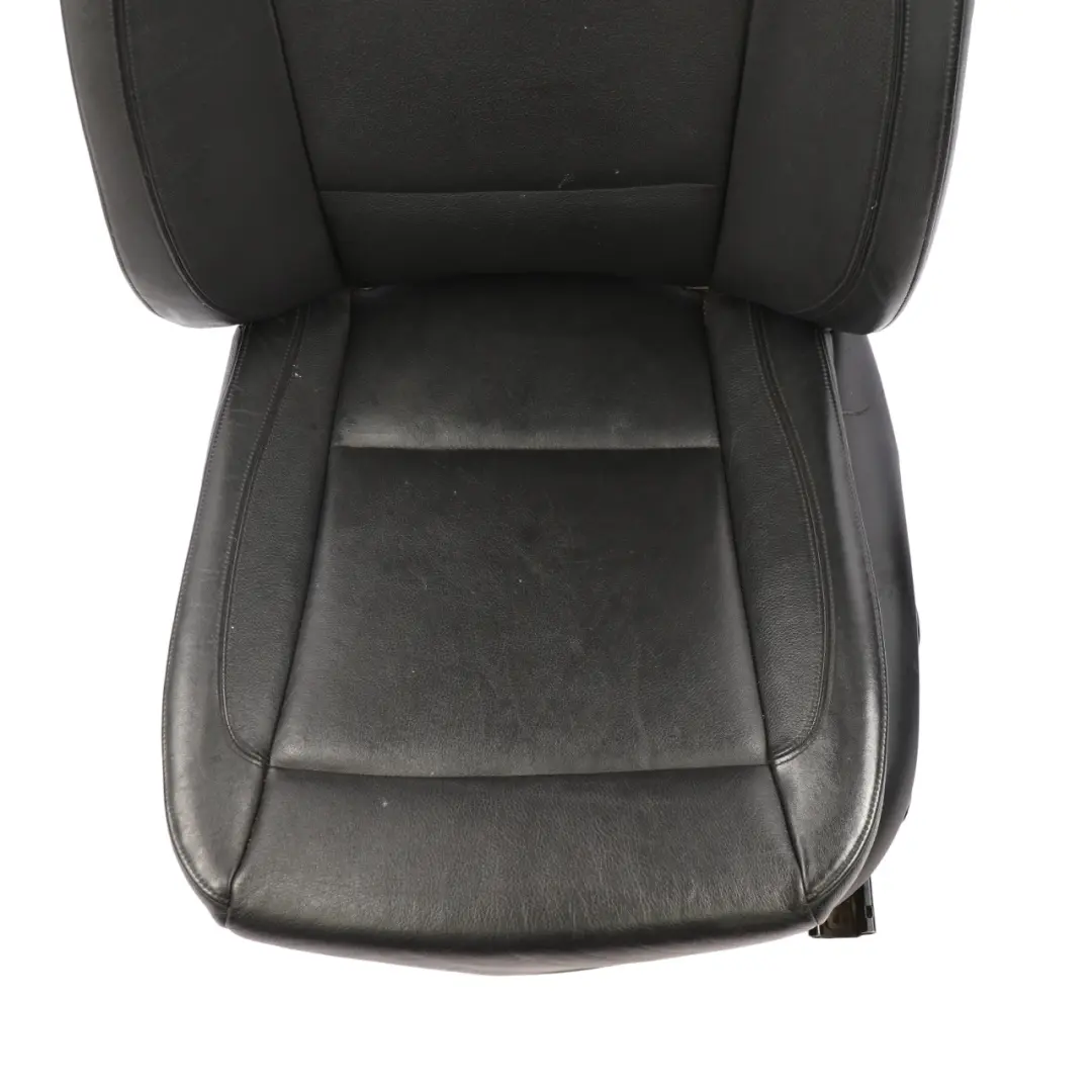 Seat Backrest BMW E81 E82 Front Left Basic Heated Seat N/S Black Leather Boston - SKU RHD-9124521-2 - Part number 9124521