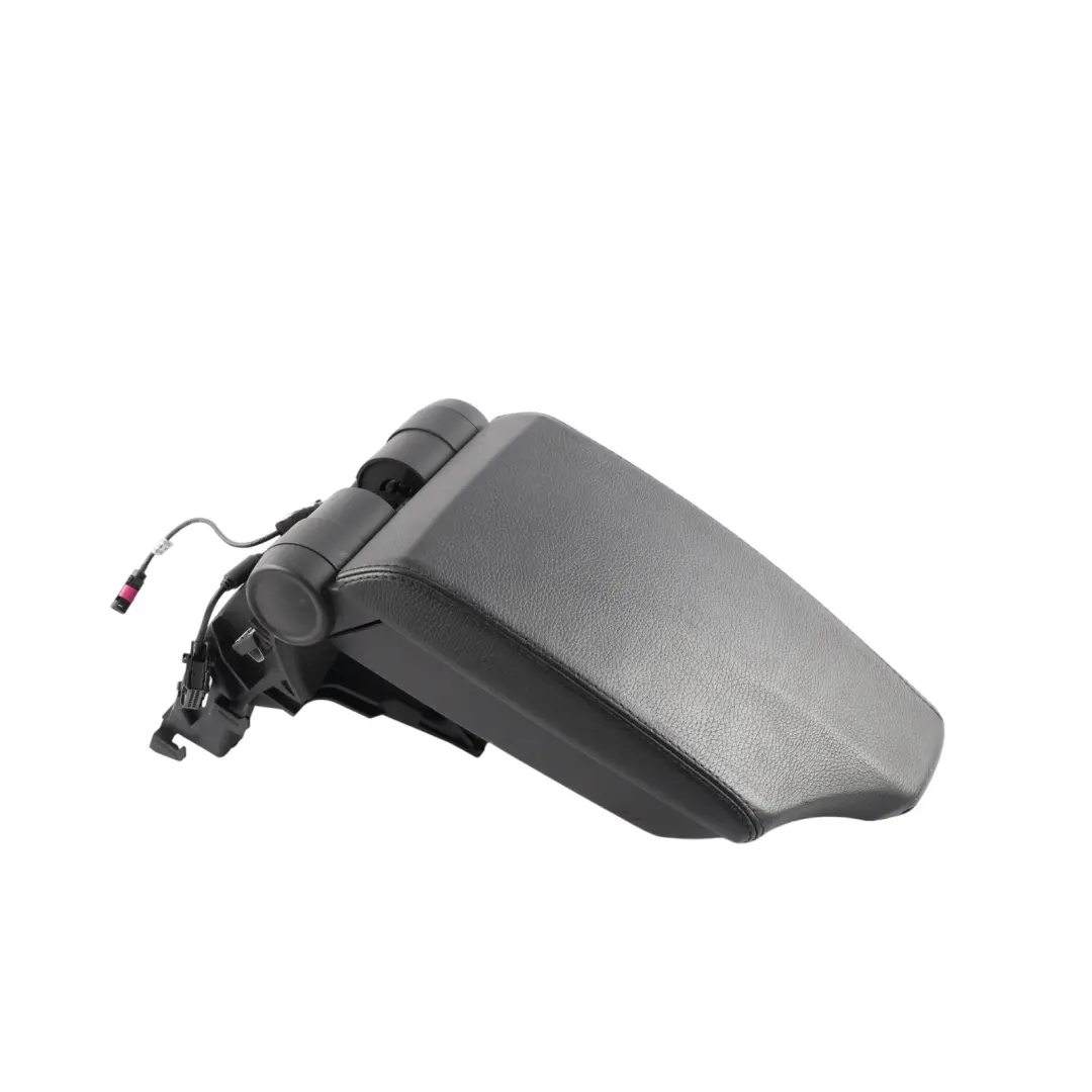 BMW E88 Centre Console Armrest Black Leather Rear Trim Cover Telephone - SKU RHD-9202341-3 - Part number 9202341