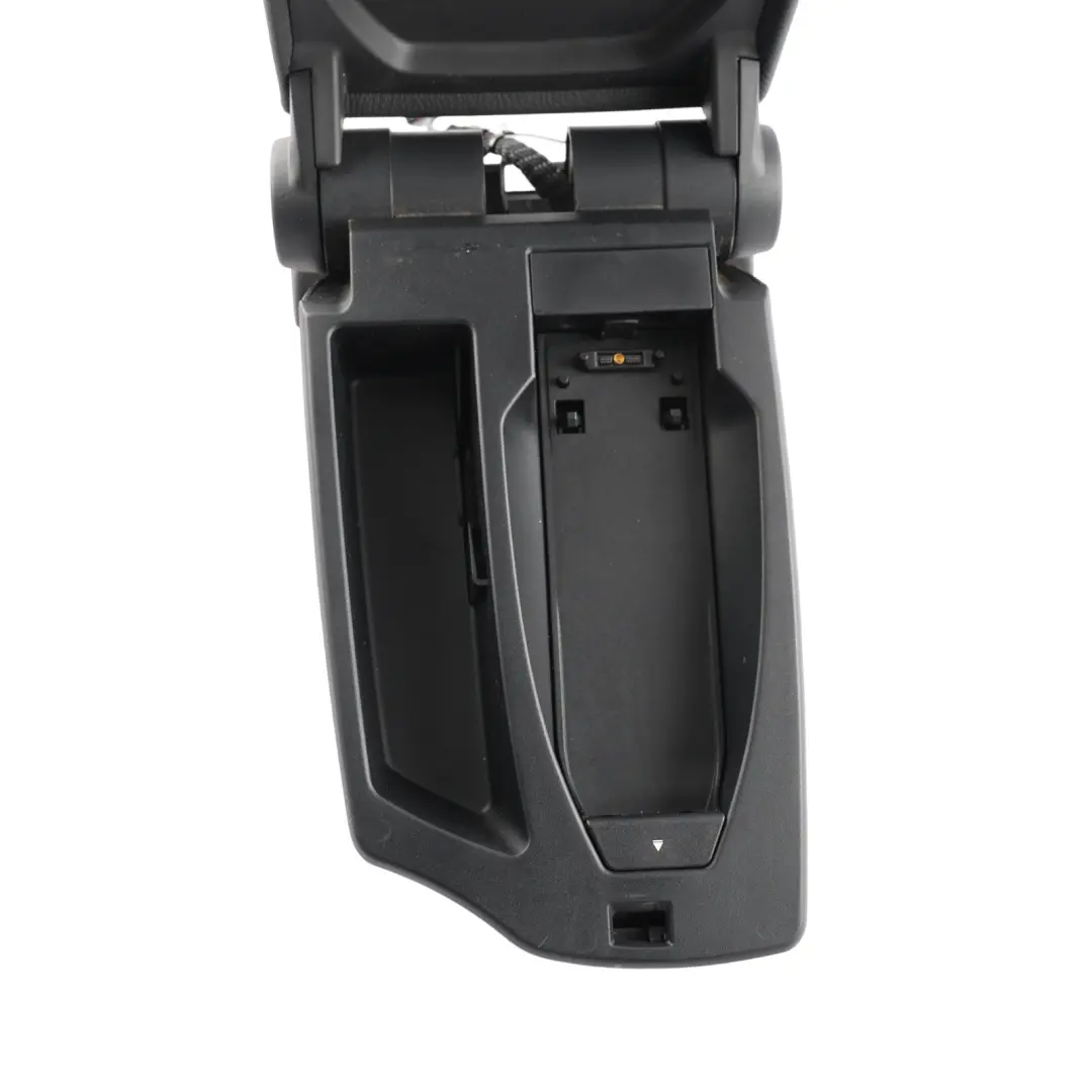 BMW E88 Centre Console Armrest Black Leather Rear Trim Cover Telephone - SKU RHD-9202341-3 - Part number 9202341