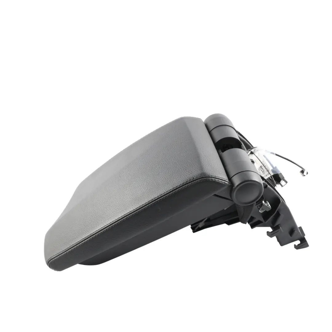 BMW E88 Centre Console Armrest Black Leather Rear Trim Cover Telephone - SKU RHD-9202341-3 - Part number 9202341