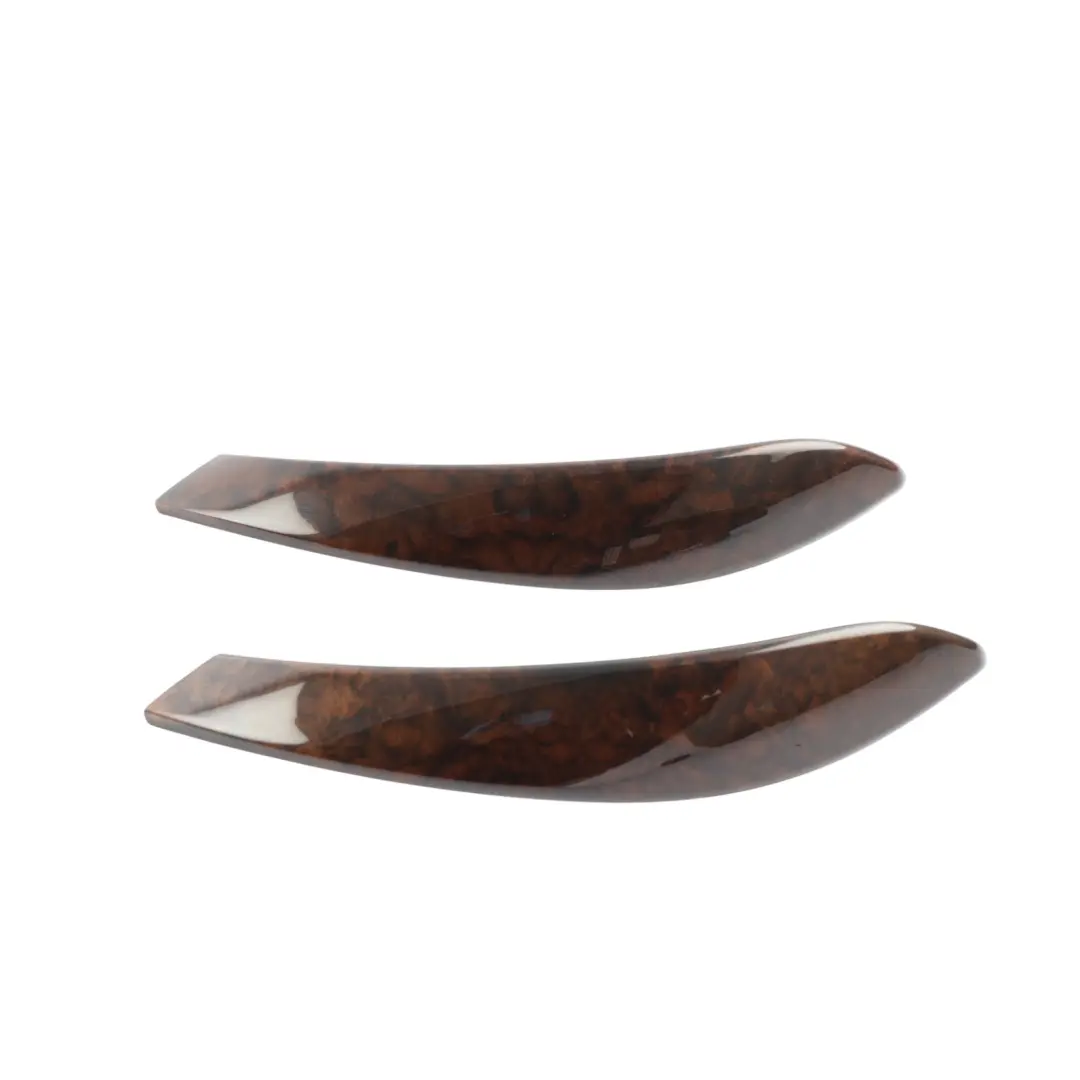 BMW F30 F31 Trim Strip Dashboard Dash Cover Panel Wood Walnut Chrome Set - SKU RHD-9249117-1 - Part number 9249117