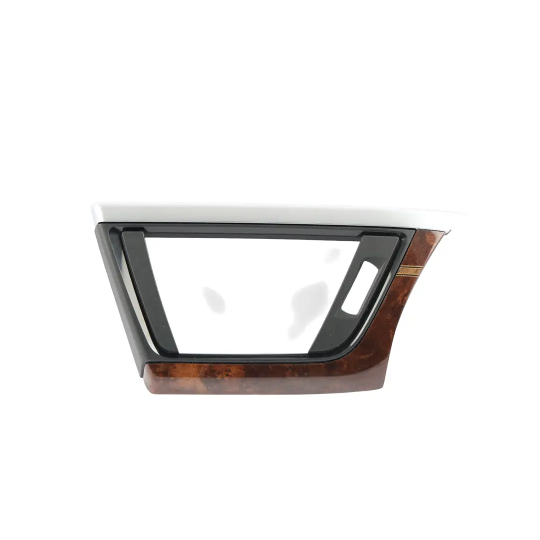 BMW F30 F31 Trim Strip Dashboard Dash Cover Panel Wood Walnut Chrome Set - SKU RHD-9249117-1 - Part number 9249117