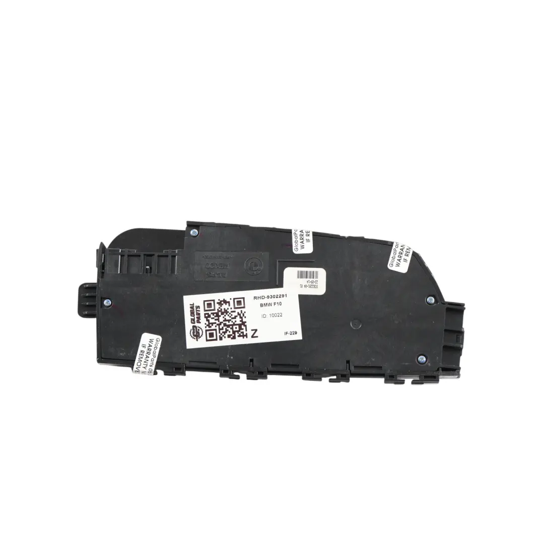 Front Seat Adjustment Switch Unit Passenger's Side Left N/S to BMW F10 LCI with Part number 9302291 BMW F10 LCI Front Seat Adjustment Switch Unit Passenger's Side Left N/S - SKU RHD-9302291 - Part number 9302291
