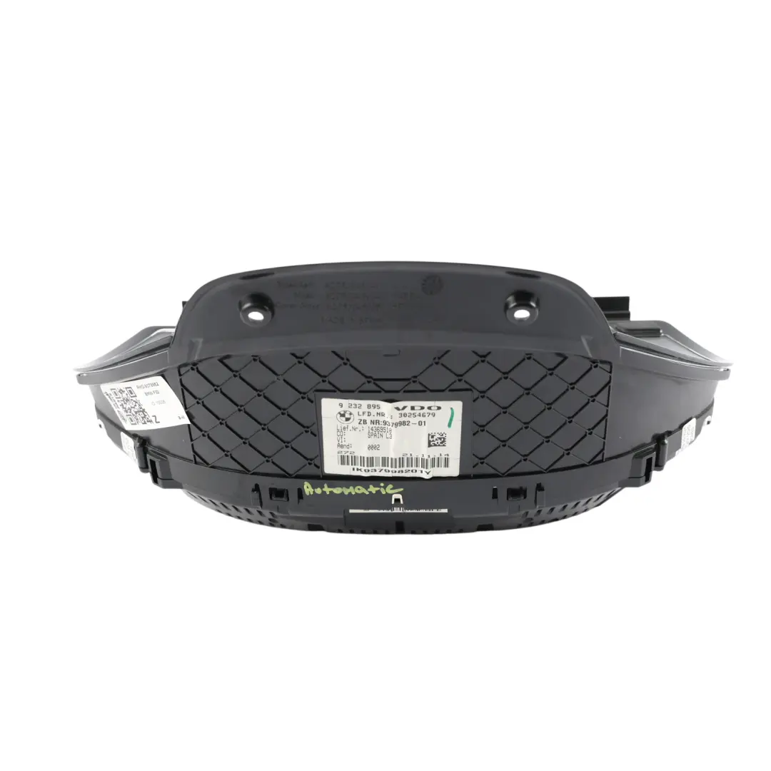 BMW F32 Instrument Cluster Speedometer Clocks Petrol Engine Automatic 9295861 - SKU RHD-9379982 - Part number 9379982
