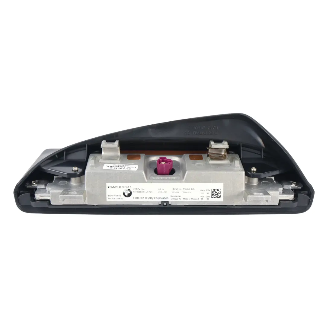 BMW F20 F21 LCI Pantalla Sistema Navegación Infotainment 8,8" - SKU RHD-9387548 - Número de pieza 9387548