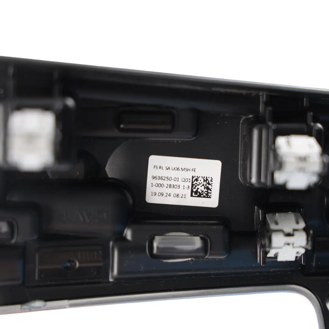 BMW U06 X1 U10 U11 Dashboard Trim Right Driver's Side Perlglanz Chrome - SKU RHD-9636250 - Part number 9636250