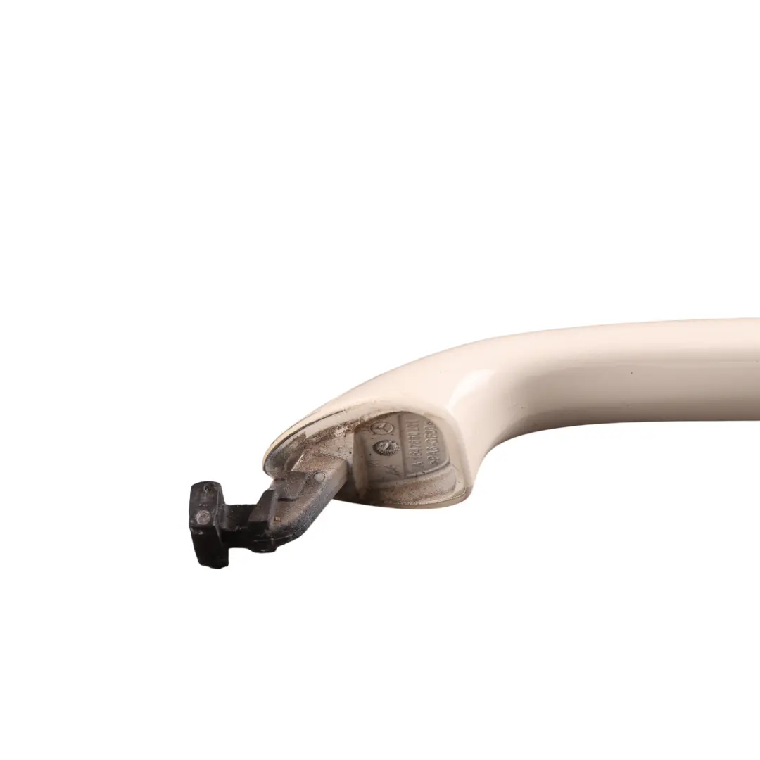 Front Door Grab Handle Right O/S Calcite White - 650 to Mercedes W164 with Part number A1647660201 Mercedes W164 Front Door Grab Handle Right O/S Calcite White - 650 - SKU RHD-A1647660201-CW - Part number A1647660201