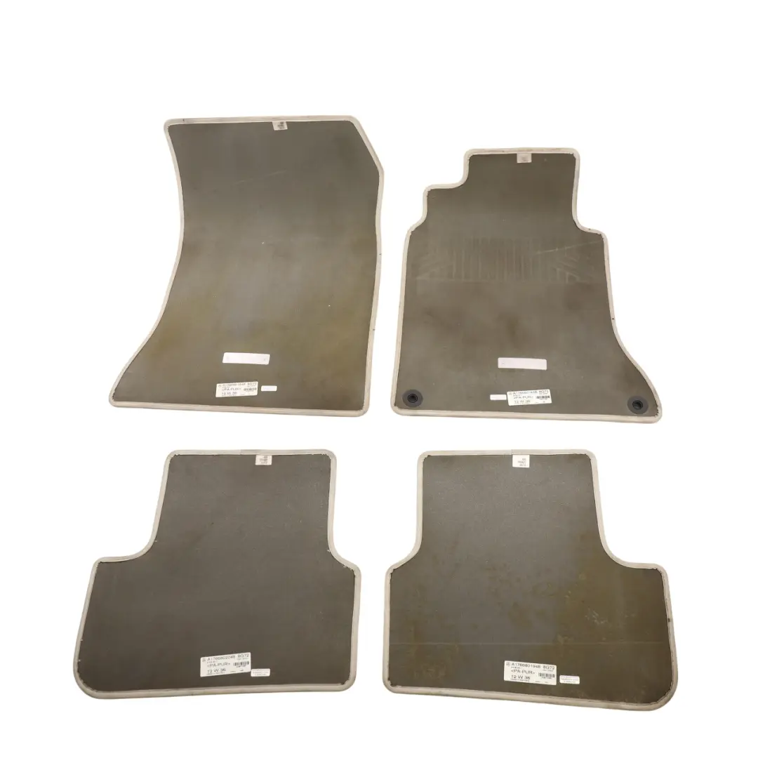 Mercedes W176 Floor Mats Set Interior Front Rear Covers A1766801948 - SKU RHD-A1766801848 - Part number A1766801848