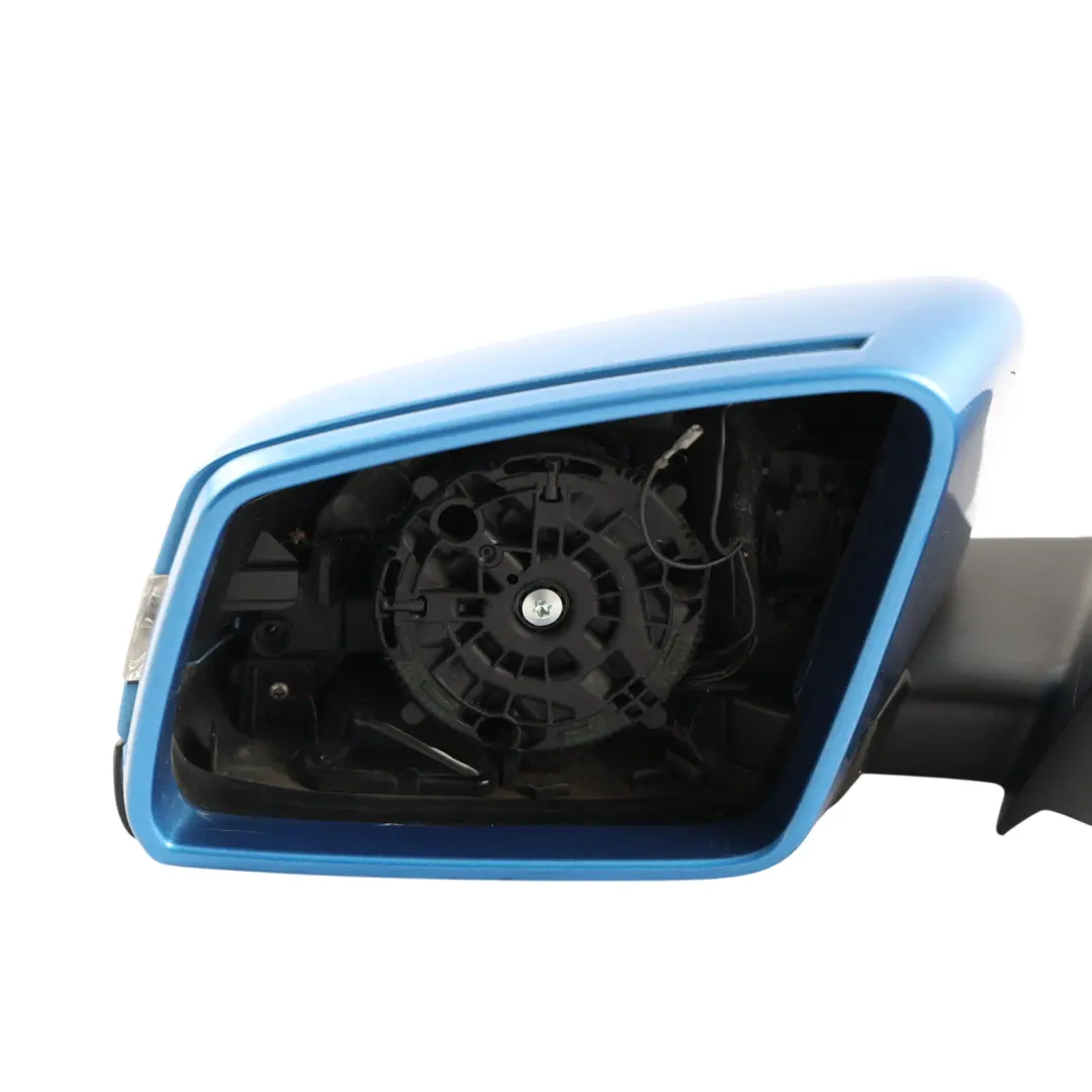 Mercedes W176 Wing Mirror Door Power Fold Left N/S South Seas Blue - 162 - SKU RHD-A1768100376-SSB1 - Part number A1768100376