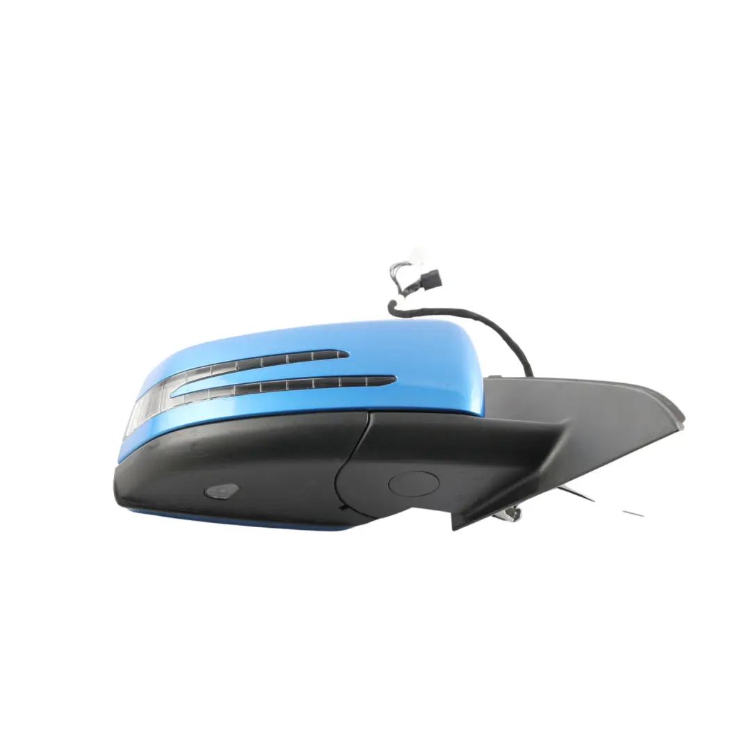 Mercedes W176 Wing Mirror Power Fold Right O/S South Seas Blue - 162 - SKU RHD-A1768100476-SSB1 - Part number A1768100476