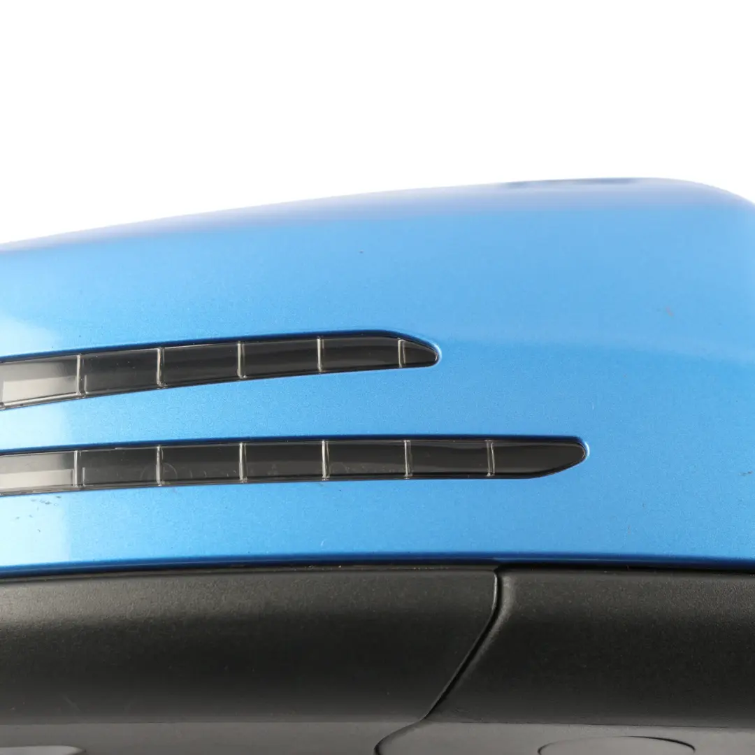Wing Mirror Power Fold Right O/S South Seas Blue - 162 to Mercedes W176 with Part number A1768100476 Mercedes W176 Wing Mirror Power Fold Right O/S South Seas Blue - 162 - SKU RHD-A1768100476-SSB1 - Part number A1768100476