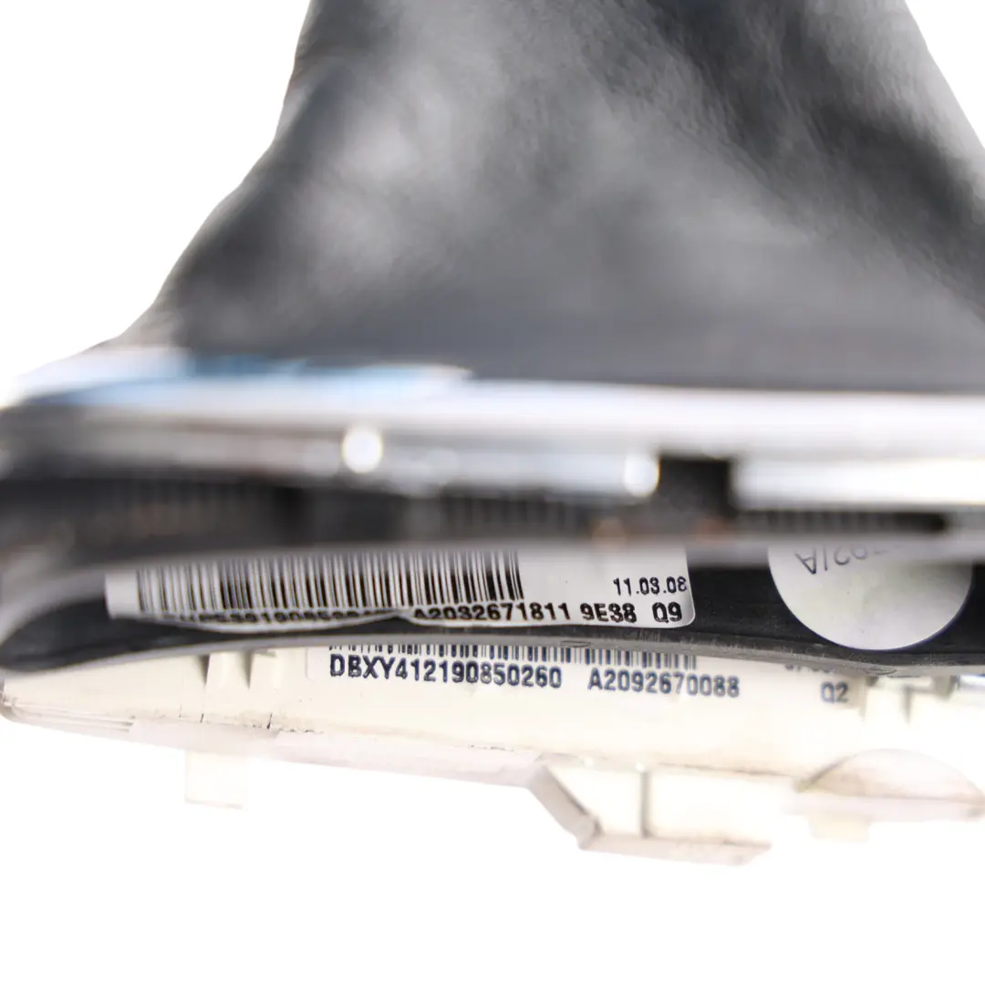 Gaiter Leather Selector Stick Automatic to Mercedes A209 Gear Shifter with Part number A2032671811 Mercedes A209 Gear Shifter Gaiter Leather Selector Stick Automatic - SKU RHD-A2032671811-1 - Part number A2032671811