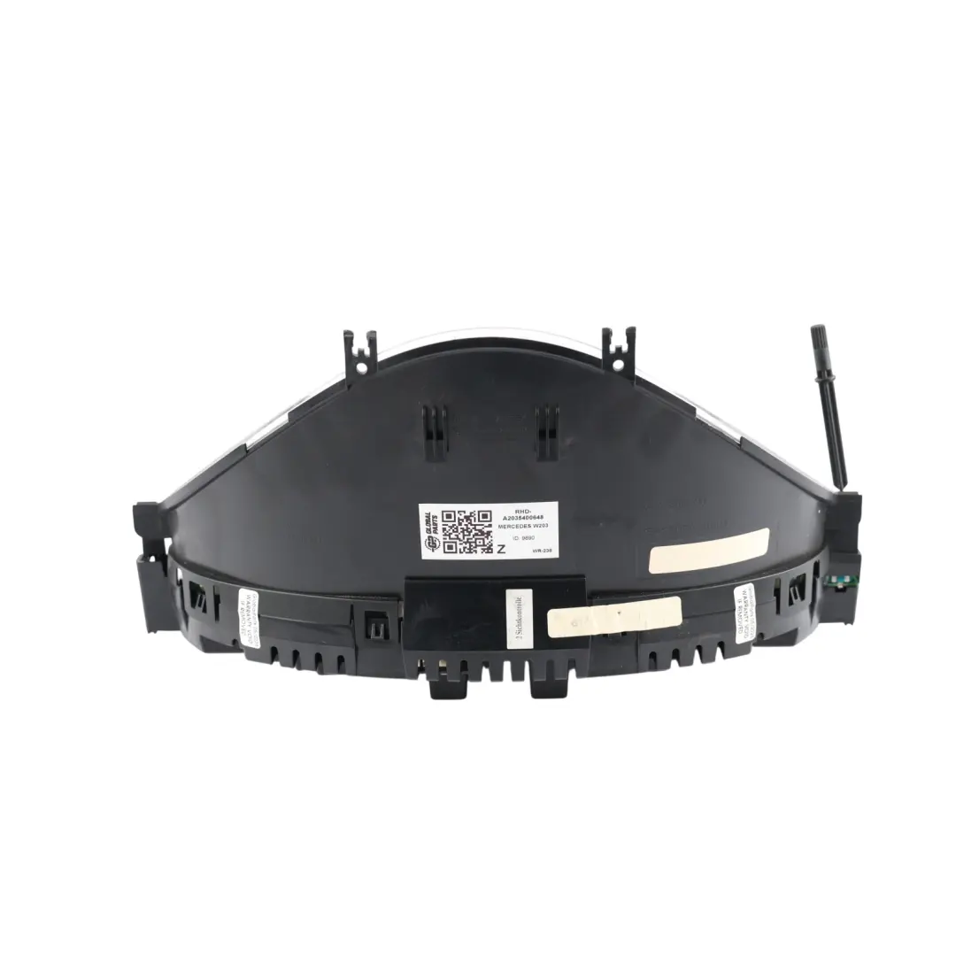 Speedometer Instrument Cluster Petrol Automatic to Mercedes W203 with Part number A2035400648 Mercedes W203 Speedometer Instrument Cluster Petrol Automatic - SKU RHD-A2035400648 - Part number A2035400648