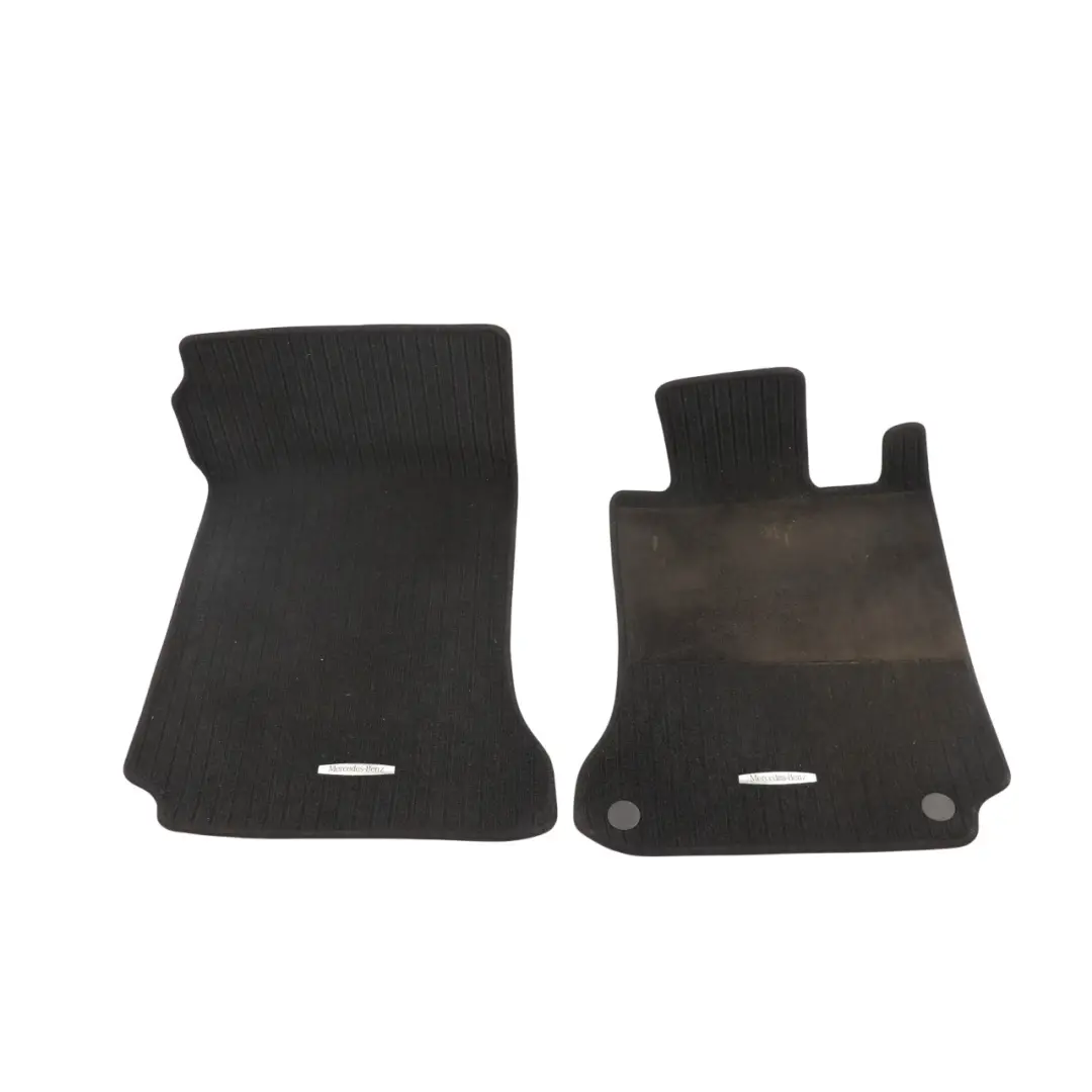 Mercedes W204 Floor Mats Interior Carpet Black Front Rear Set A1666802648 - SKU RHD-A2046805348-2 - Part number A2046805348