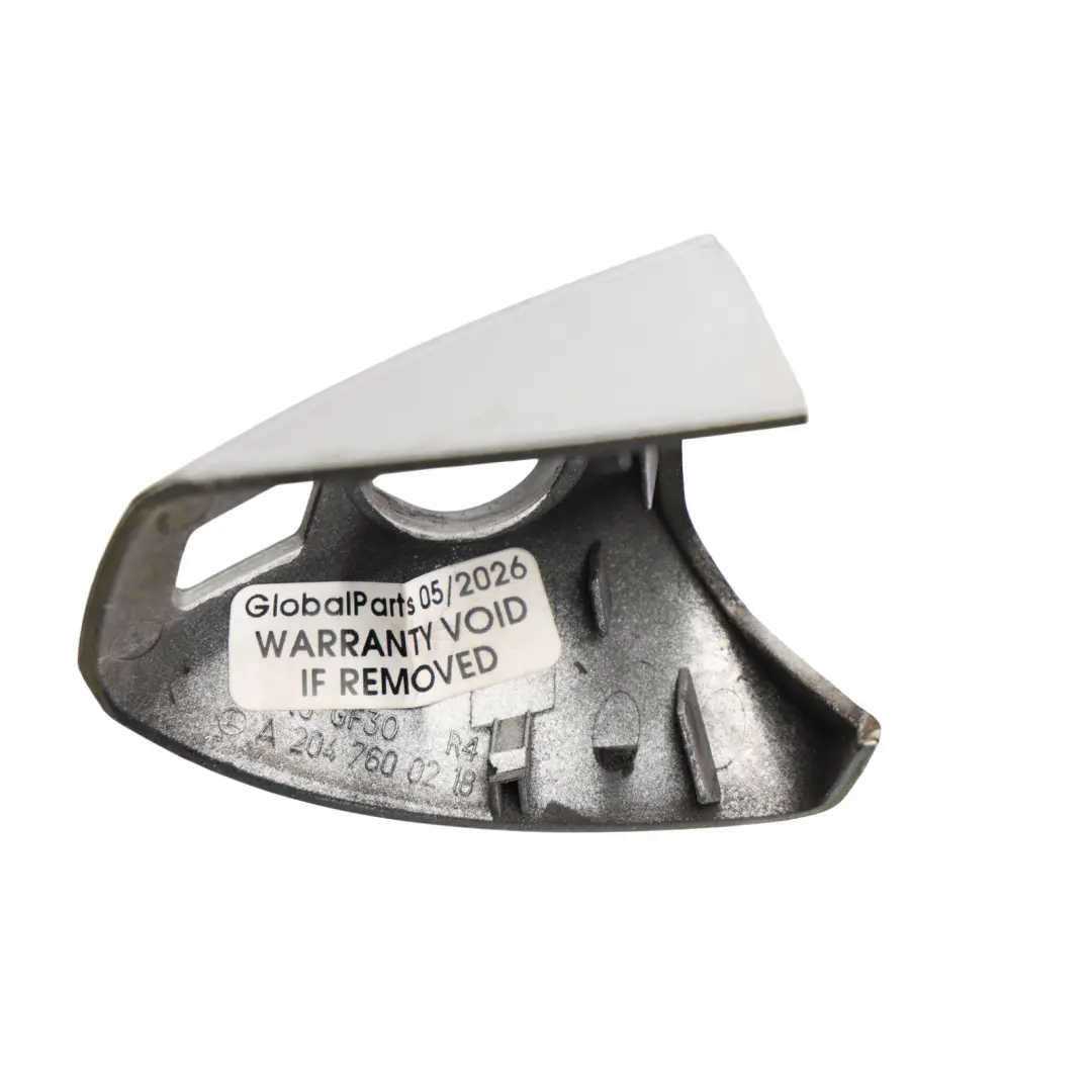 Front Door Handle Cap Surround Right O/S Iridium Silver - 775 to Mercedes W204 C207 with Part number A2047600218 Mercedes W204 C207 Front Door Handle Cap Surround Right O/S Iridium Silver - 775 - SKU RHD-A2047600218-IRS1 - Part number A2047600218
