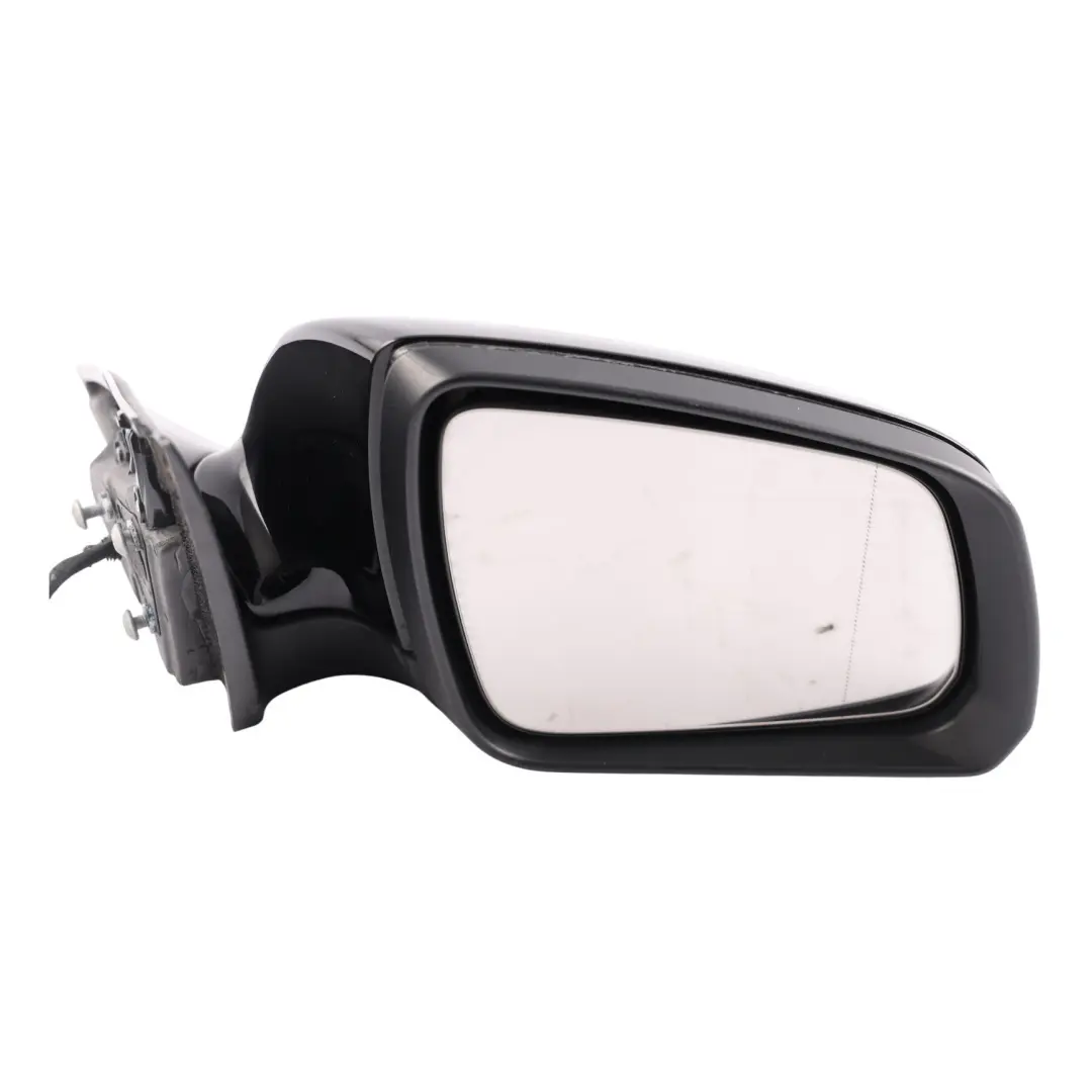 Mercedes W204 Door Wing Mirror Outside Right O/S Black - 040 - SKU RHD-A2048100276-BLA - Part number A2048100276
