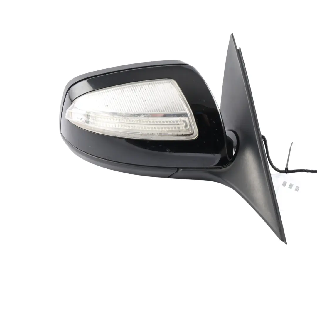 Mercedes W204 Door Wing Mirror Outside Right O/S Black - 040 - SKU RHD-A2048100276-BLA - Part number A2048100276