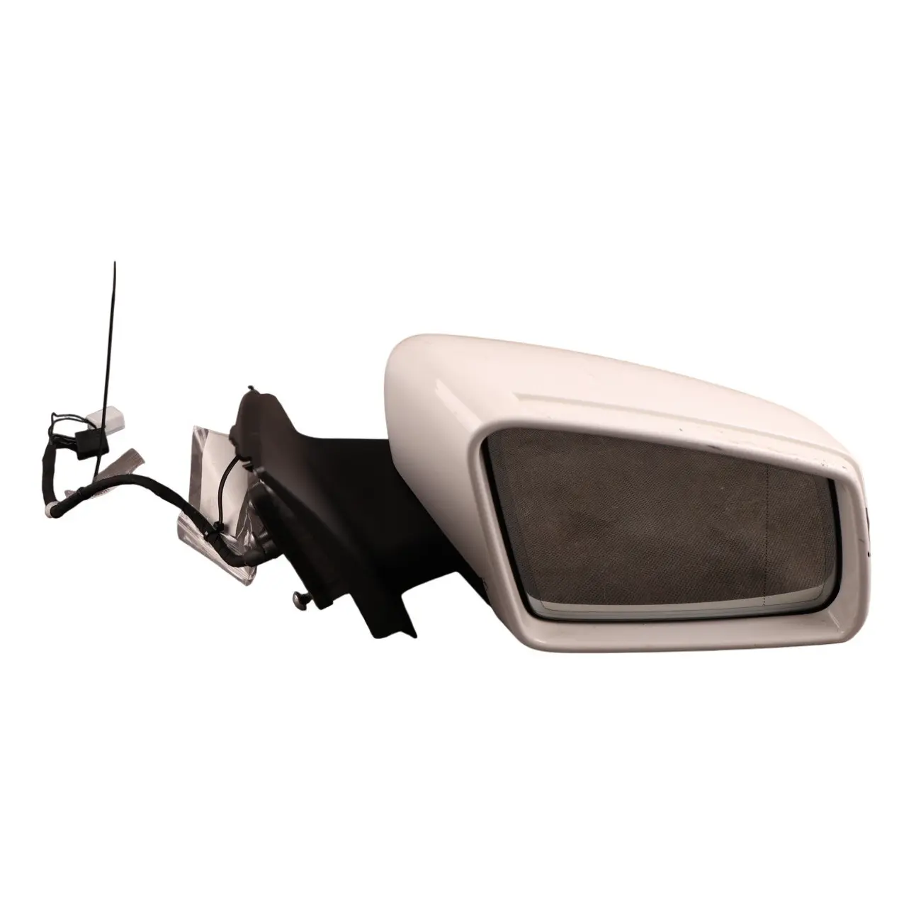 Mercedes W204 Coupe Wing Mirror Door Right O/S Power Fold Polar White - 149