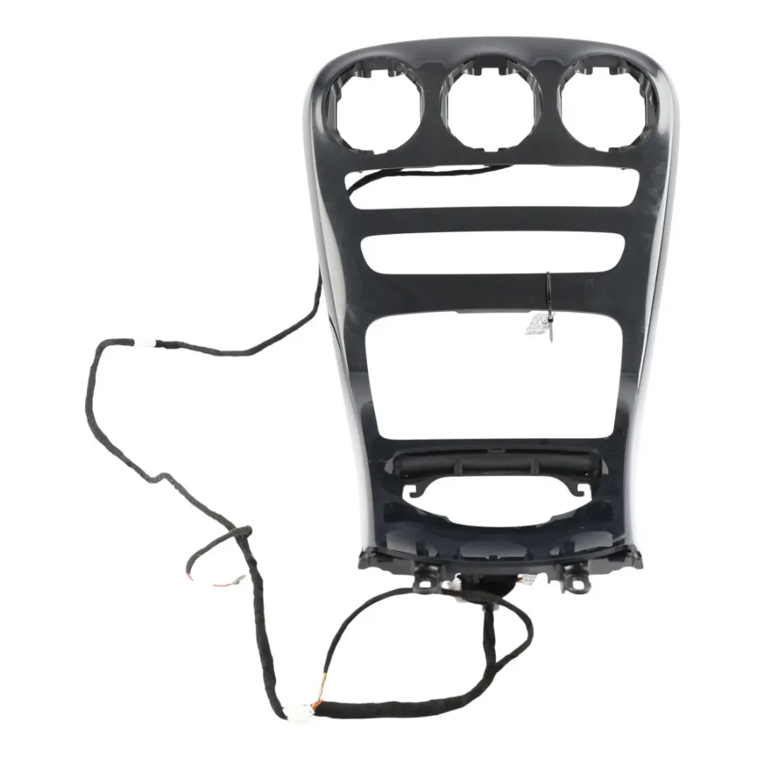 Mercedes W205 Centre Console Panel Trim Cover Black Ash Wood - SKU RHD-A2056803805-2 - Part number A2056803805