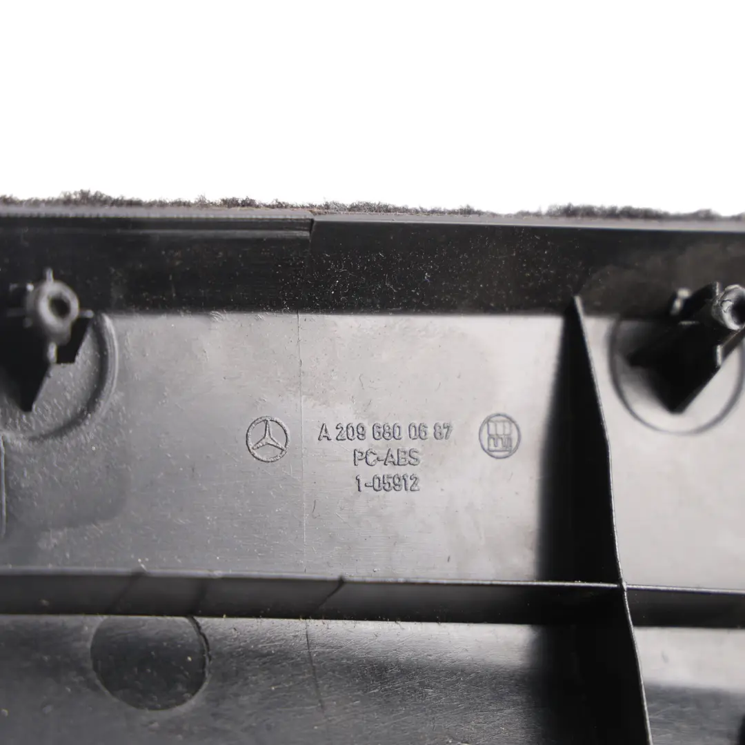 Mercedes A209 Cabrio Dashboard Lower Bottom Trim Right O/S - SKU RHD-A2096800687 - Part number A2096800687