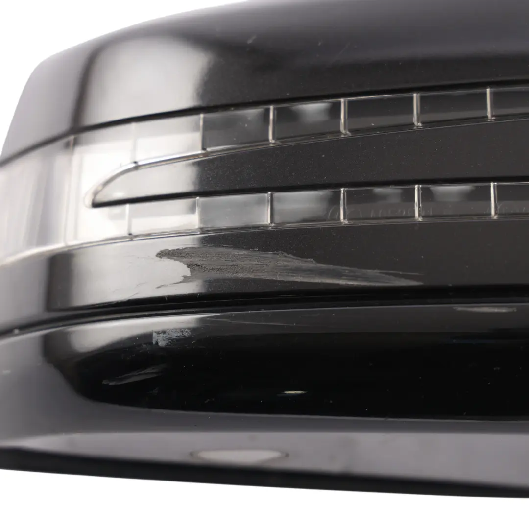 Mercedes W212 Wing Mirror Frame Door Auto Dip Right O/S Obsidian Black 197 - SKU RHD-A2128101876-OB2 - Part number A2128101876